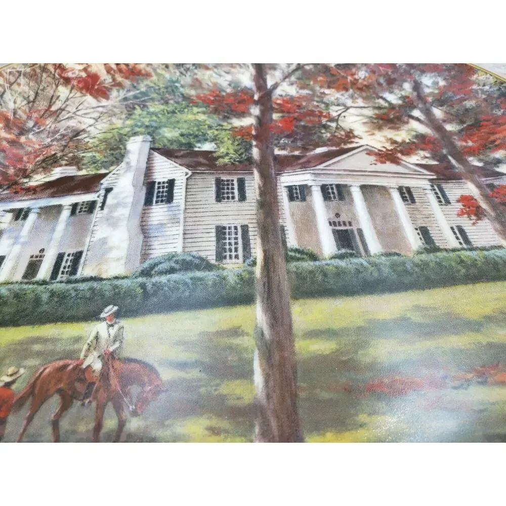 Gorham Fort Hill Commemorative Southern Landmark Series 1980 Vintage Plate